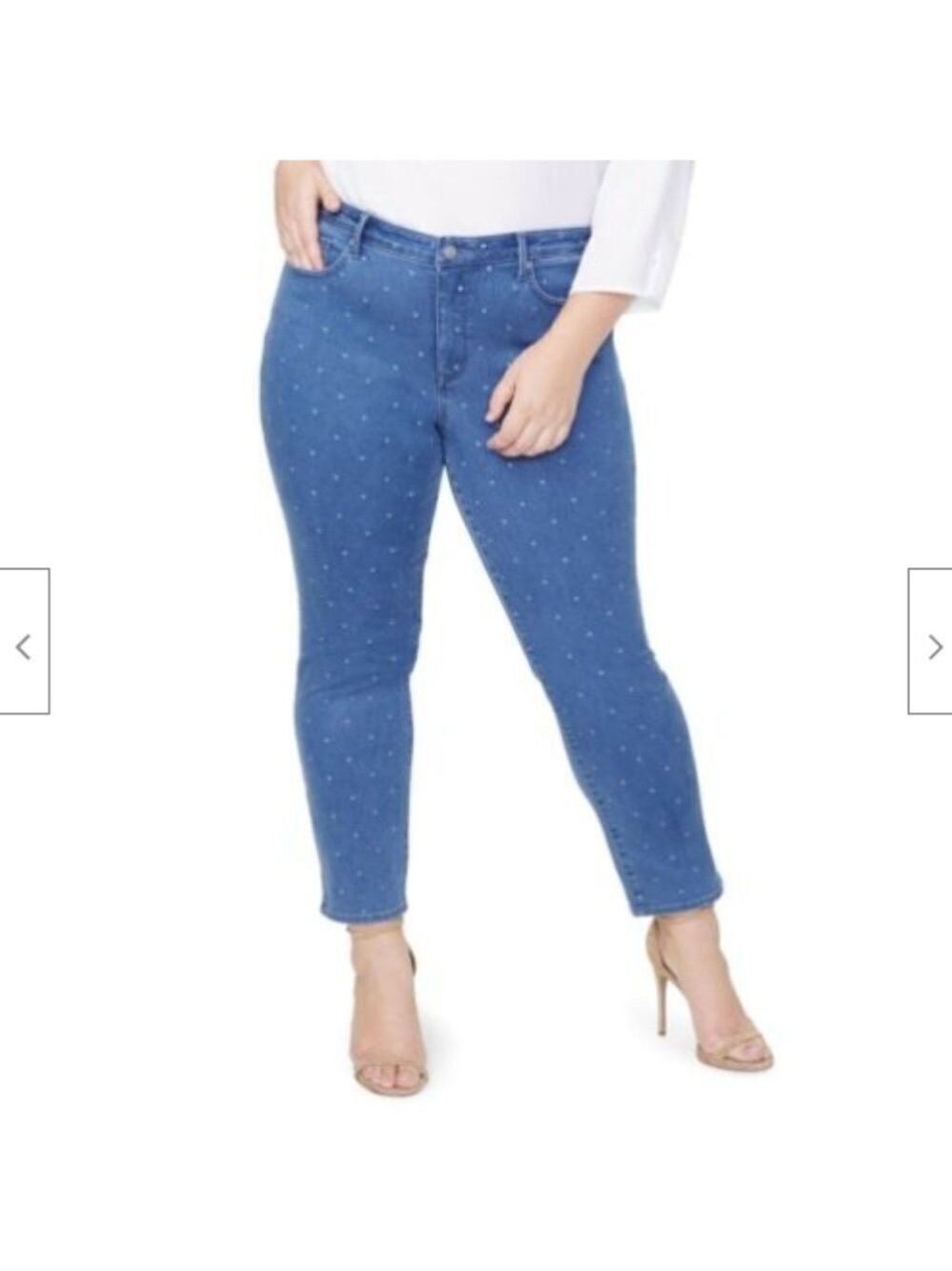 Curves 360 by NYDJ Slim Straight Ankle Jeans